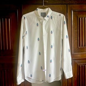 Bonobos Men’s patterned dress / casual shirt